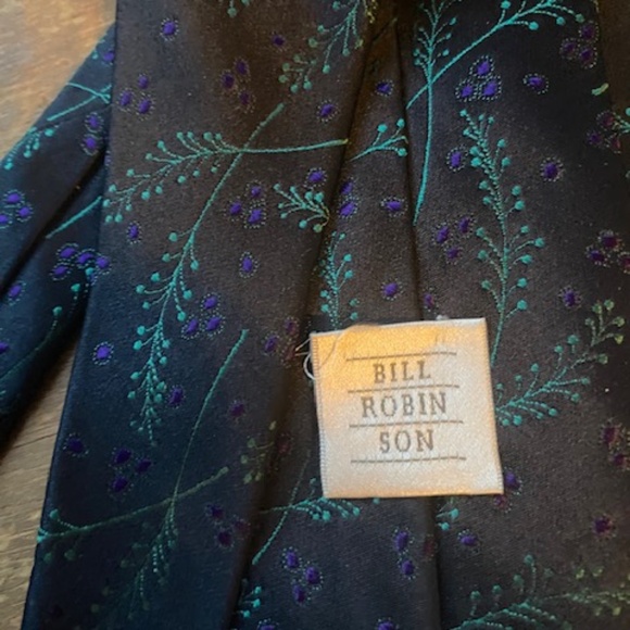 Bill Robinson Silk Tie - Picture 7 of 8